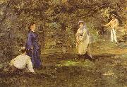 Edouard Manet Croquet-Partie oil painting on canvas